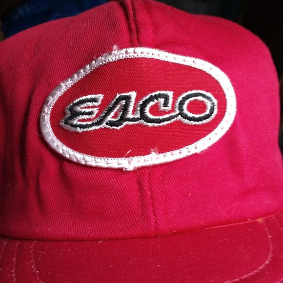 Vintage Esco Patch Trucker Hat Cap - OSFA Snap Adjustable - Picture 2 of 7